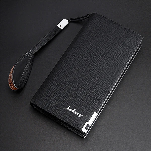 Leather Long Zipper Wallet For Man & Woman
